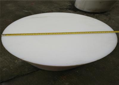 China High wear resisting HDPE plastic big size white color rod 400mm,500mm diameter for sale