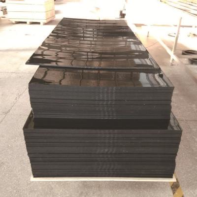 China Black color smooth glossy surface polypropylene pp plastic sheet high hardness for sale