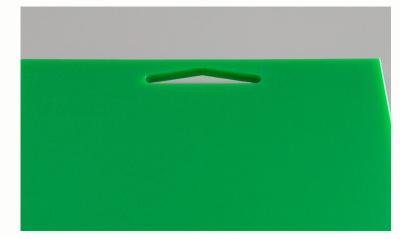 China various colors square or round shape HDPE plastic cutting board for kitchen for sale