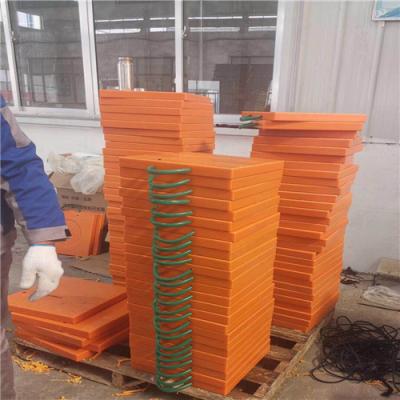 China orange color uhmwpe high loading crane stabiliser foot plate for sale