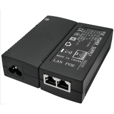 China PC 10/100/1000Mbps POE Adapter 48V 1A Gigabit Poe Power Supply Module for sale