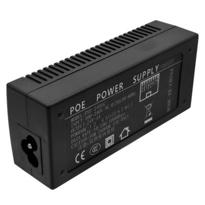 China PC/ABS Flame Retardant Material Poe Passive Injector Power POE Remote Adapter 48V 0.5A 1A 10/100mbps 10/100/1000mbps for sale