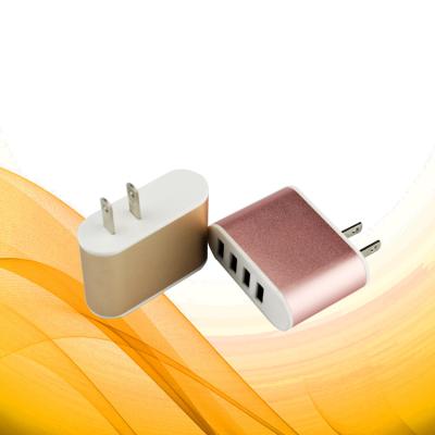 China Cell Phone Plug USB Charger Mobile Phone Charger 4 Charger 5V 4.8A EU/USA USB Port for sale