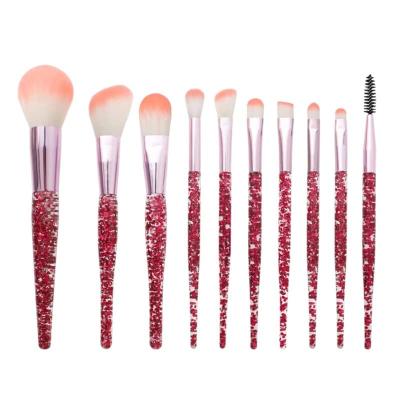 China Angular Blush Ins Style New Style Travel Professional Hot Selling Natural Makeup Brush Set for sale