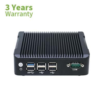 China For Business Factory Price J1900 Mini Fanless Quad Core Computer 2 Mini Ethernet PC For Kiosk for sale