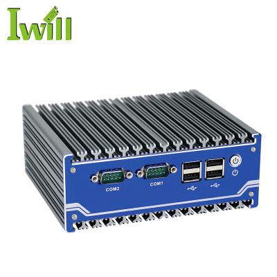 China For Small Business PC J1900 Fanless Mini PC Support GPIO Embedded COM RS232/485 for sale