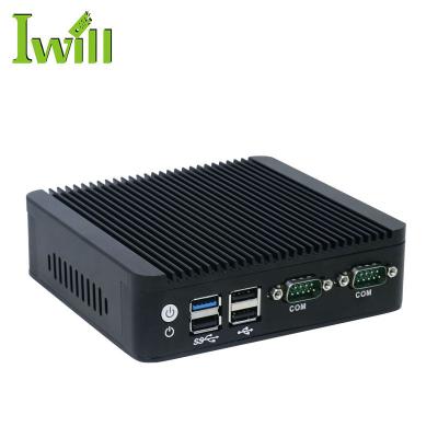 China Industrial Cheap J1900 Quad Core Industrial Dual LAN Mini Fanless Desktop PC for sale