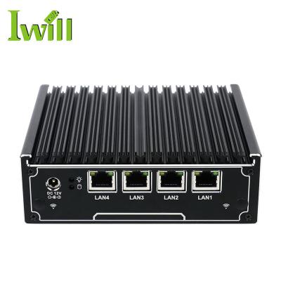 China High Quality Mini Terminal Server J1900 Quad Core Mini Portable Aluminum Alloy Router PC 12V Support SSD/HDD for sale