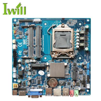 China LVDS mini itx desktop motherboard 1LAN I3 I5 I7 for industrial mainboard for sale