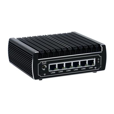 China I PC i5 7200u x86 6 Nic Ports Barebone Firewall Mini pfSense Firewall Fanless vpn Router For Network Security IBOX-501 N13 for sale