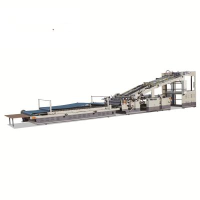 China Automatic Advanced Automatic CLOTHING 3 Ply Full Flute Paper Laminating Machine for sale