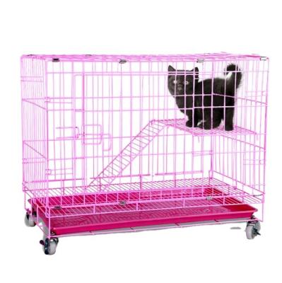 China Hot Selling Designer Outdoor Stainless Steel Small Pet Cages Carriers For Sale Cat Cage Big for sale