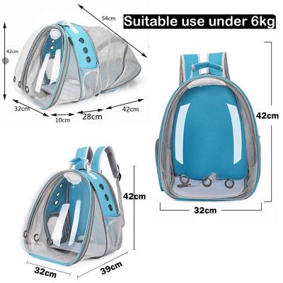 China Viable Expandable Carrier Bag Travel Walking Bags Ningbo Space Bubble Cat Carry Pet Backpack for sale