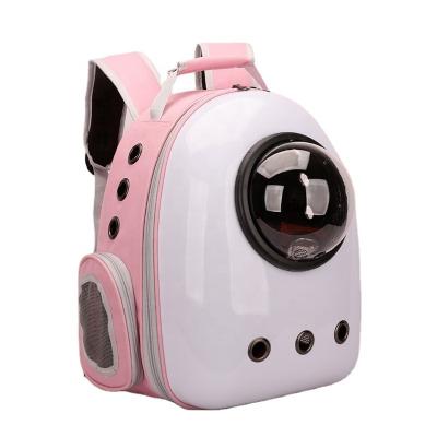 China Good Quality Design Fashion Contrast Color New Pet Viable Cat Bubble Backpack Pet Cat Dog Travel Carrying Bag for sale