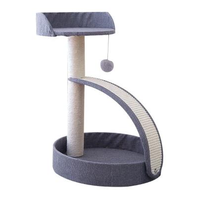 China High Quality Game Stocked Relax Frame Cat Scratching Post For Sleeping Climbing Cats for sale