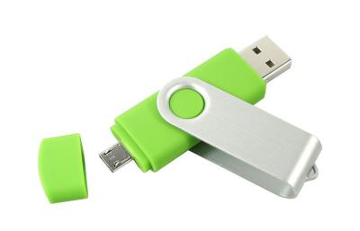 China Del nuevo estilo del eslabón giratorio OTG del teléfono móvil de memoria USB precio creativo en la parte inferior en venta