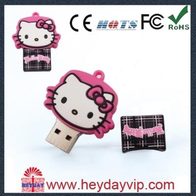 중국 귀여운 PVC 만화 USB 섬광 드라이브 1GB 판매용