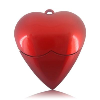 China China factory directly hard plastic heart shape customized usb flash drive (MY-U058) for sale