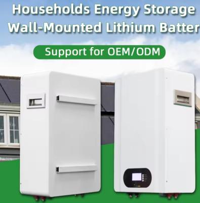 China Wall-Mounted Energy Storage Battery 5kw 24V200Ah 48V100Ah For Household Energy Storage for sale