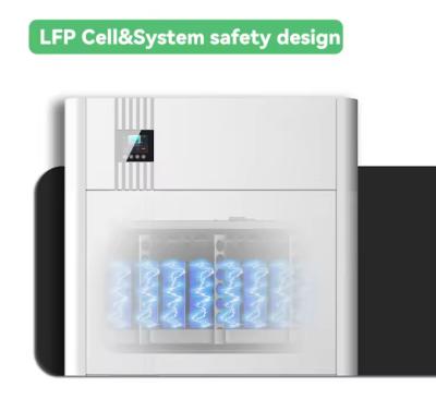 Cina Energia All In One Home Power Backup Litio Ferro Fosfato 48V Batteria Sistema di accumulo di energia solare in vendita