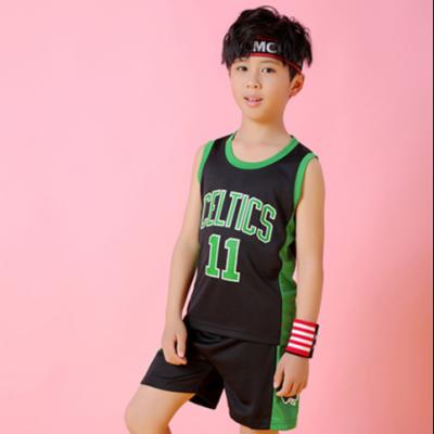 China Children's basketball suit boys autumn and winter sports primary school students breathable basketball singlet for sale