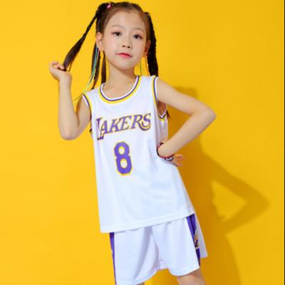 China Custom Made Breathable Basketball Suit Children's Shirt Basketball Game Custom Vest Basketball Suit for sale