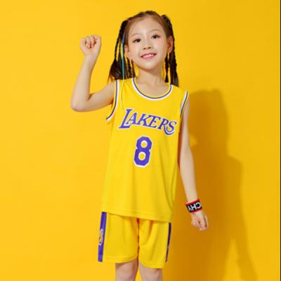 China Breathable Boys Basketball Suit Basketball Vest Training Team Basketball Suit for sale