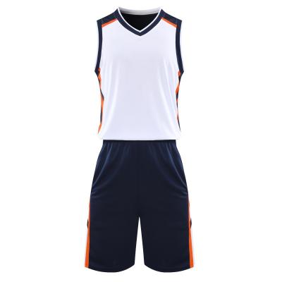 China Quick-Dry Breathable And Breathable Basketball Tank Top And Sports Shorts Suit Youth Mens Basketball Uniform for sale