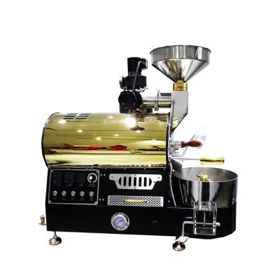 China Garage Yoshan Craftsman Electric Gold Small Sample 3kg 2kg 1Kg Electric Gold Commercial Sale Bean Coffee Roasters Machine For Sale for sale