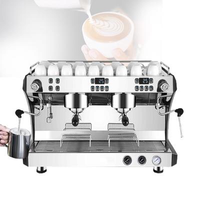 China Hotel Queen Commercial Wholesale Coffee Conti 4 Hands 3120C Semi Automatic Coffee Machine With Factory Direct Selling Price for sale