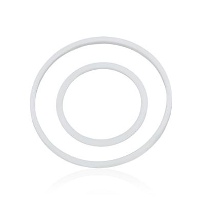 China PTFE Corrosion resistant pure ptfe gasket/high temperature resistant O-ring gasket parts/processing special-shaped parts customized for sale