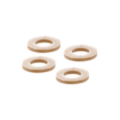 China Processing customization Wear resistance plastic PEEK washer gasket PEEK sealing ring Customized Size for sale