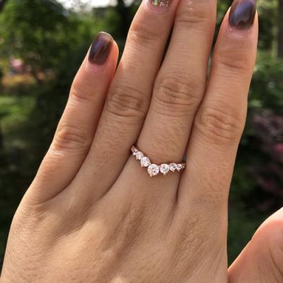 China High Tech FASHIONABLE Women Jewelry Slim Gold Plated Tasty Adjustable 925 Sterling Silver Rings for sale