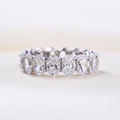 China New Arrival FASHIONABLE 925 Sterling Silver Rings With Synthetic High Quality Wholesale Zircon for sale