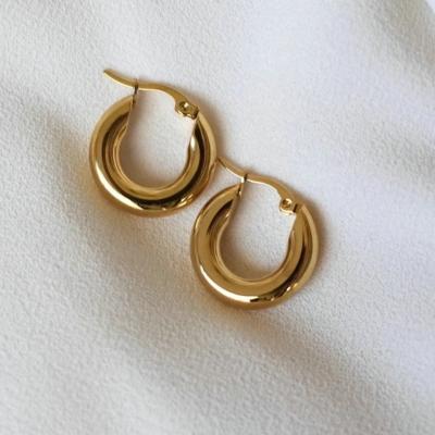 China Other Latest Design High Quality Gold Plated Women Stainless Steel Earrings for sale