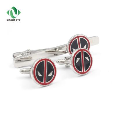 China Customized Custom 3D Soft Enamel Public Gold Metal Cufflinks for sale