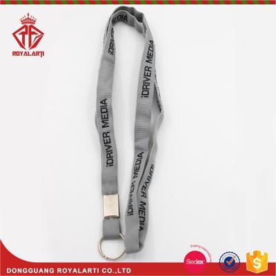 China Handmade Cheap Custom IDRIVER Media Silkscreen Lanyard for sale