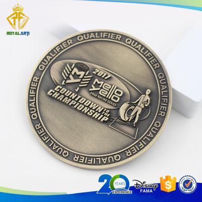 China Customized Wholesale Die Struck Souvenir Coin in Antique Finish for sale