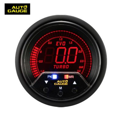 China Mechanical Boost Gauge High Accuracy Sensor Digital Racing Car Pressure Turbo Meter for sale