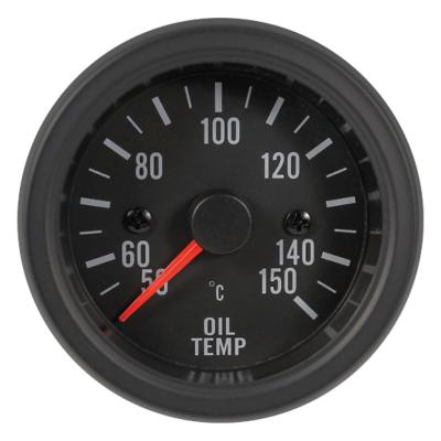 China Electric Car Oil Temp Gauge 52mm Oil Temp Car Truck Gauge Best Rim Include Temp Sensor The Black Face 50 - 150 C for sale