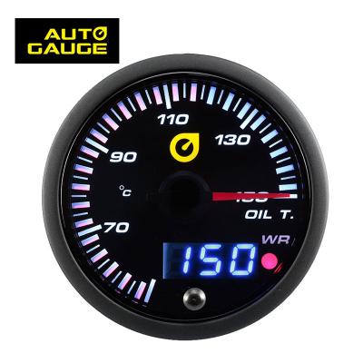 China Auto Oil Liquid Temperature Needle Racing Car Aluminum Gauge Oil Thermometer for sale