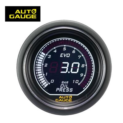 China Return Digital Oil Pressure Gauge Taiwan Connection Digital Display Car Vehicle Liquid Oil Pressure Gauge for sale