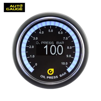 China Led Oil Level Gauge For Car Factory Price Display High Stability Car OLED Hydraulic Pressure Gauge Oil Pressure Meter for sale