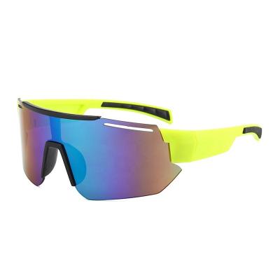 China Yuxun Fashion Custom Uv Logo Cheap Recycling Eyewear 400 Windproof Sport Recycling Sunglasses For Women Men for sale