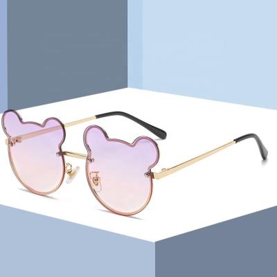 China Fashion Sunglasses Yuxun Children Shape Sun Glasses Metal Frame Children's Uv400 Gradient Eyewear Wholesale Girls for sale