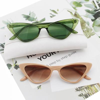 China Wholesale High Quality Vintage Cat Eye Sunglasses Custom Logo Women Plastic 2022 Fashion Designer Yuxun Fashion Sun Glasses for sale