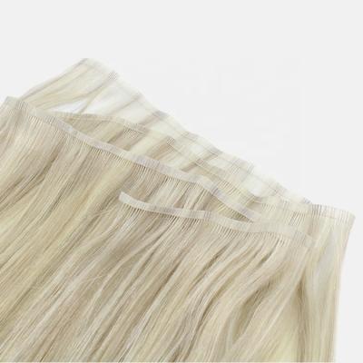 China Silky Straight High Quality Grade 11A Virgin Human Remy Hair Extensions Flat Wave Hair Weft for sale