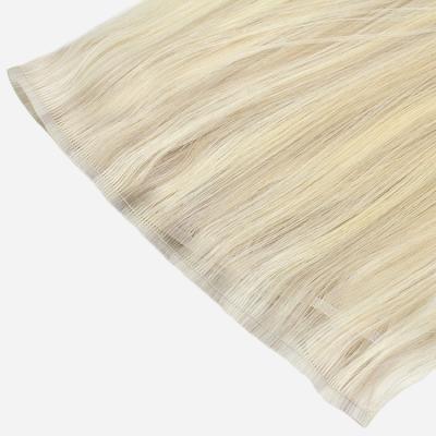 China New Products Silky Straight Wave Hair Extension Flat Weft Virgin Weft for sale