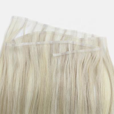 China Silky Straight Wave Luxury Quality Cuticle Aligned Hair Double Drawn Flat Weft for sale