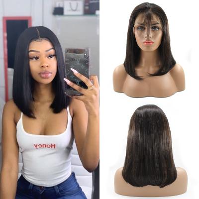 China High Quality Brazilian Short Bob Wig For Black Woman Body Wave Hair for sale